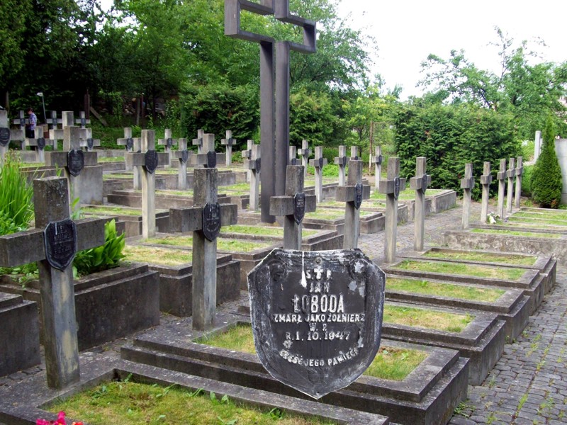 Grób Jana Łobody - Przemyśl, cmentarz Zasanie